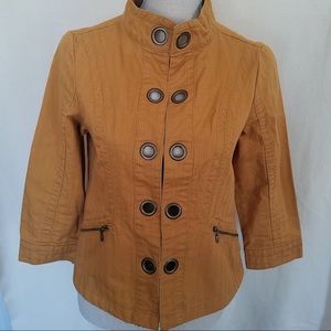 LIVE A LITTLE || Mustard Cotton Jacket